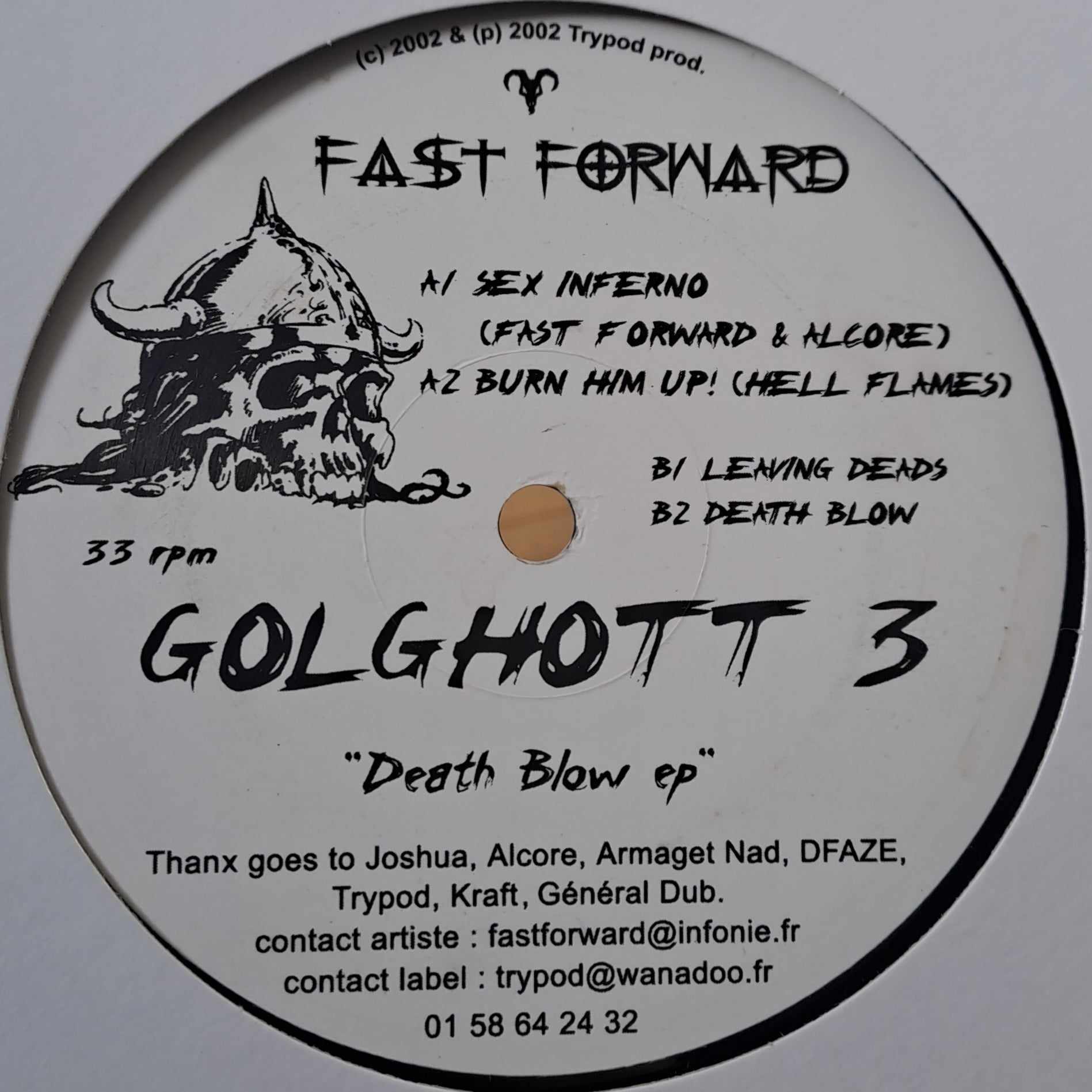 Golghott 003 - vinyle hardcore